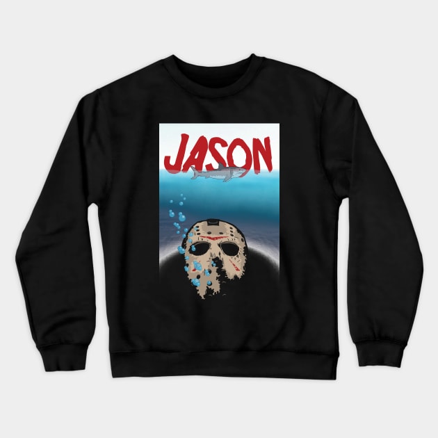 Jason Vs Jaws Crewneck Sweatshirt by Ibentmywookiee